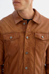Maverick Leather Jacket - Cognac Regency
