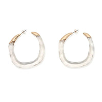 Maya Clear Hoops Leslie Curtis