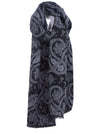 Classic All Over Paisley Brushed Silk Scarf Chelsey