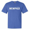 Memphis Guitar Tee- Blue (2X)