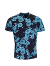 Maze Serious Floral V-Neck - Navy Lords of Harlech