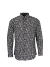 Morris Madrid Paisley Sport Shirt - Smoke Lords of Harlech