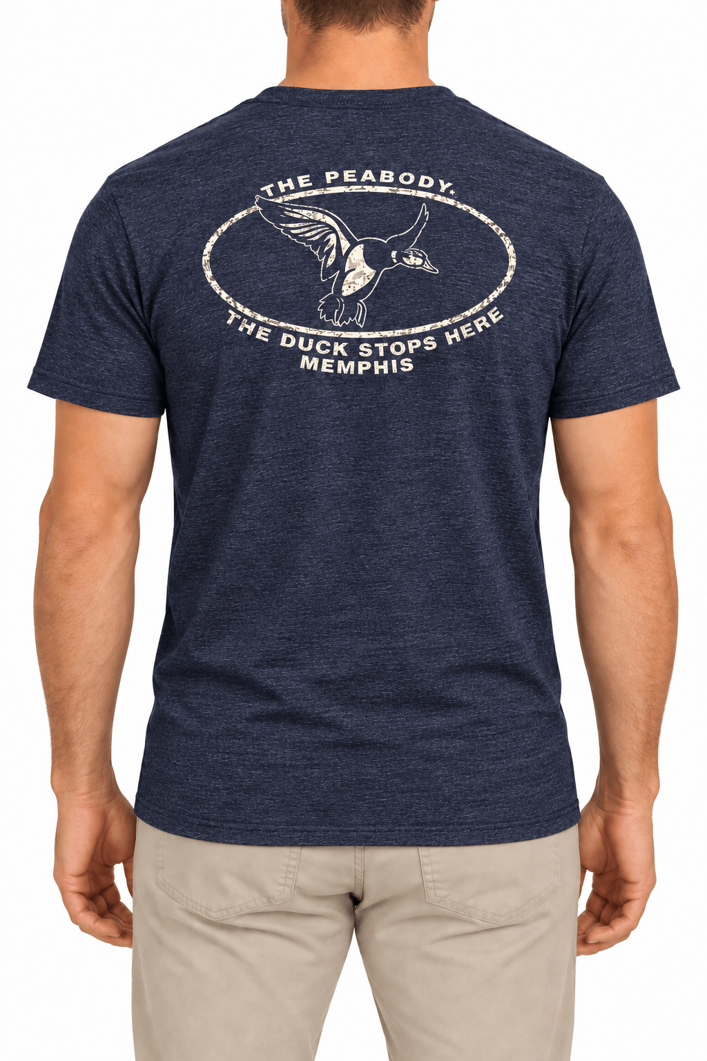 The Peabody Duck Stops Here Short-sleeved – Navy