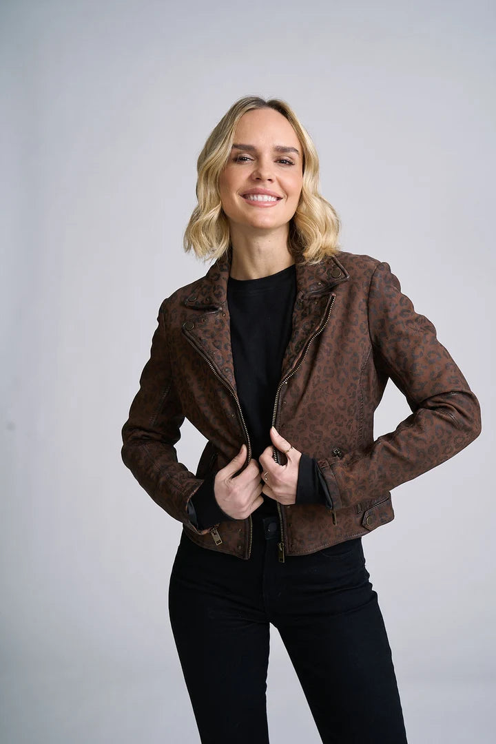Nyxa RF Leather Jacket