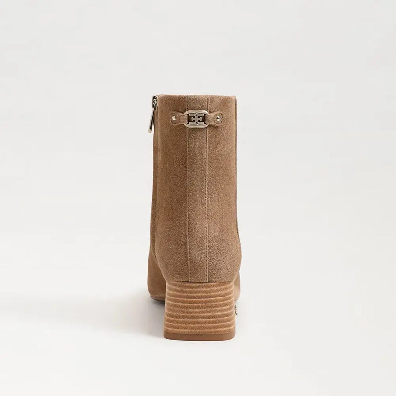 Paige Ankle Boot - Almond Taupe Suede Sam Edelman