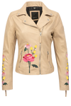 Peony Moto Leather Jacket