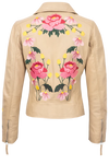 Peony Moto Leather Jacket