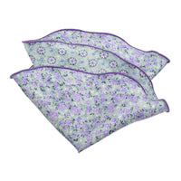Floral Silk Pocket Round