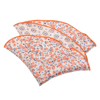 Floral Silk Pocket Round