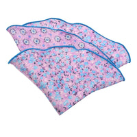 Floral Silk Pocket Round