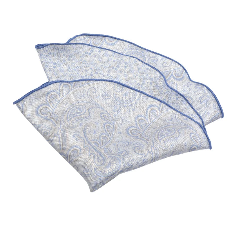 Paisley Silk Pocket Round