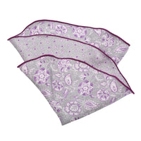Floral Silk Pocket Round
