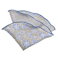 Floral Silk Pocket Round