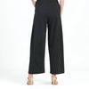 Pleated Wide Leg Pocket Pant - Black