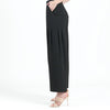 Pleated Wide Leg Pocket Pant - Black