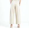 Pleated Wide Leg Pocket Pant - Khaki