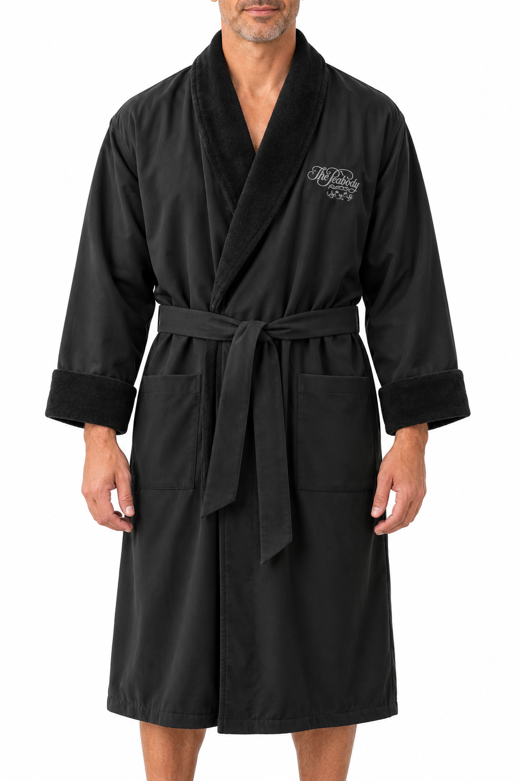 The Peabody Hotel Microfiber Robe – Black