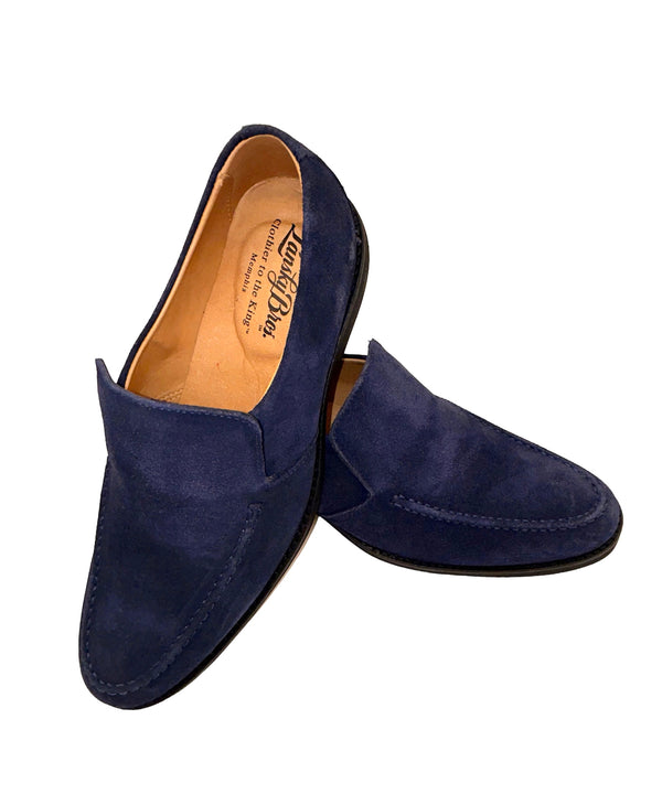 New Modcloth Suave the Date Heel Blue Suede Shoes by B.A.I.T Footwea –  The Mustard Dandelion