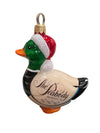 Santa Mallard Ornament