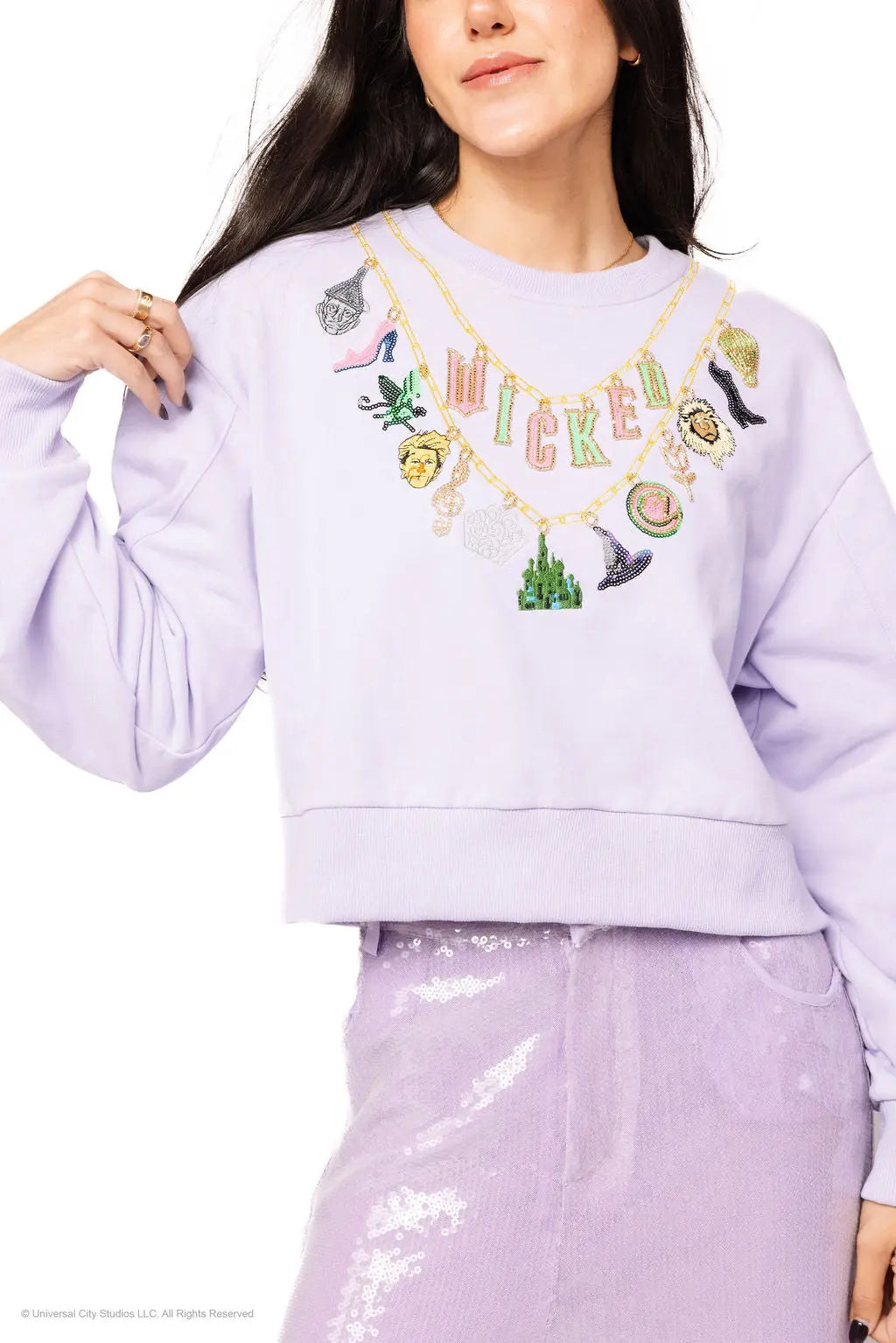 Wicked X Queen of Sparkles Charm Necklace Queen of Sparkles