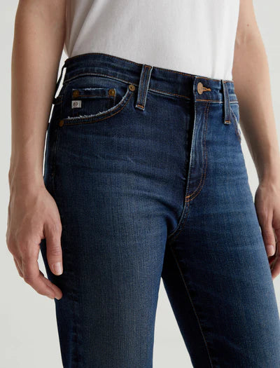 Mari AG-ed™ Mid-Rise Slim Straight Leg Denim