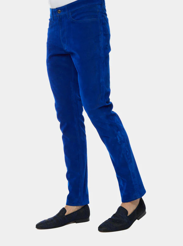 Celestial Velvet Pant 2.0 - Cobalt