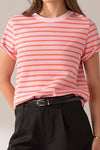 Pink Striped T-Shirt English Factory