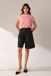 Pink Striped T-Shirt English Factory