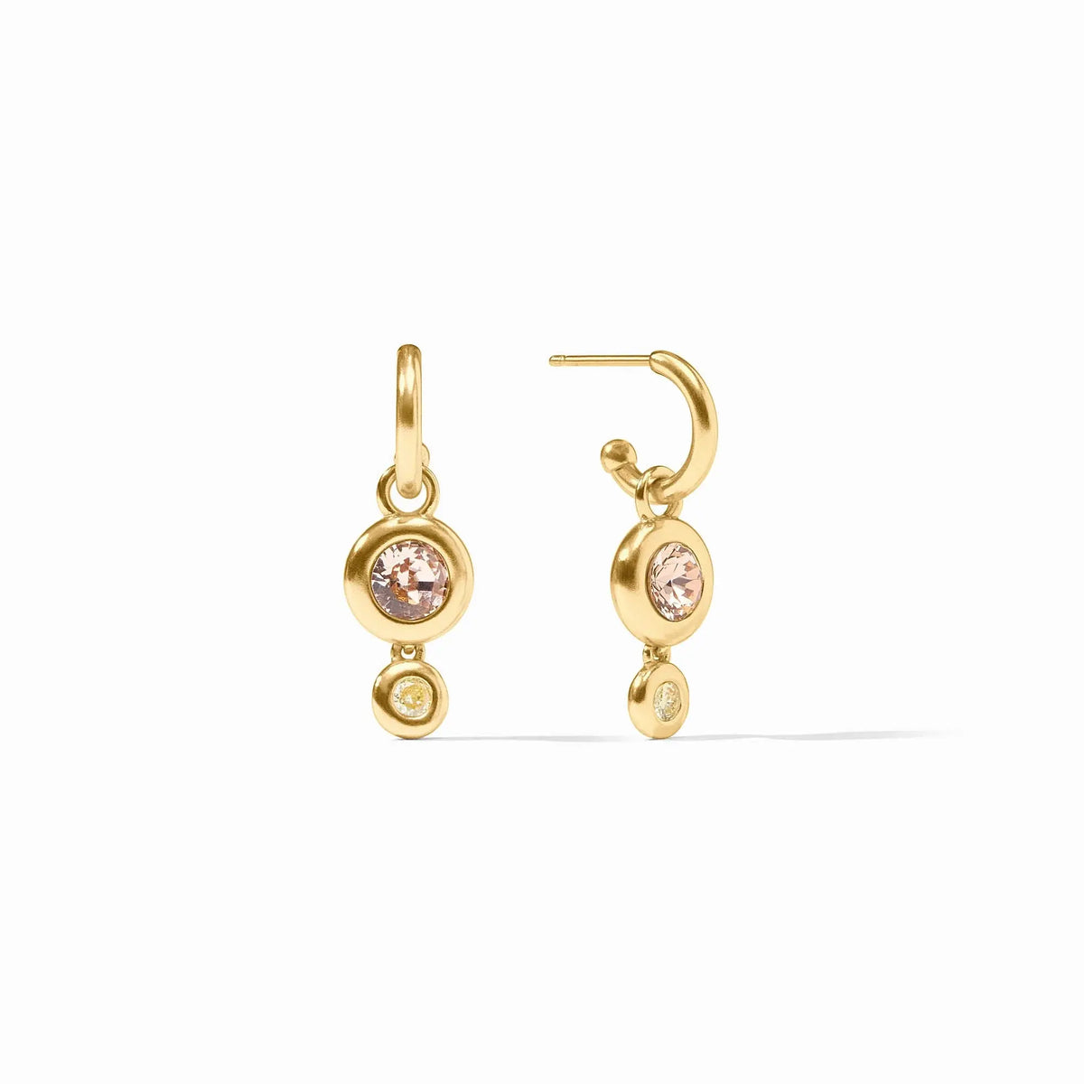 Rainbow Duo Hoop & Charm Earring JULIE VOS