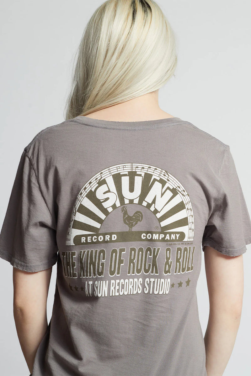 Sun Records X Elvis Presley King Boyfriend Tee