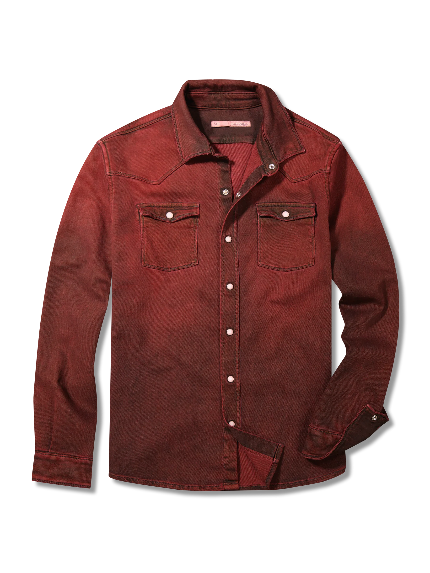 Roper Western Snap Shirt/Shacket - Bordeau