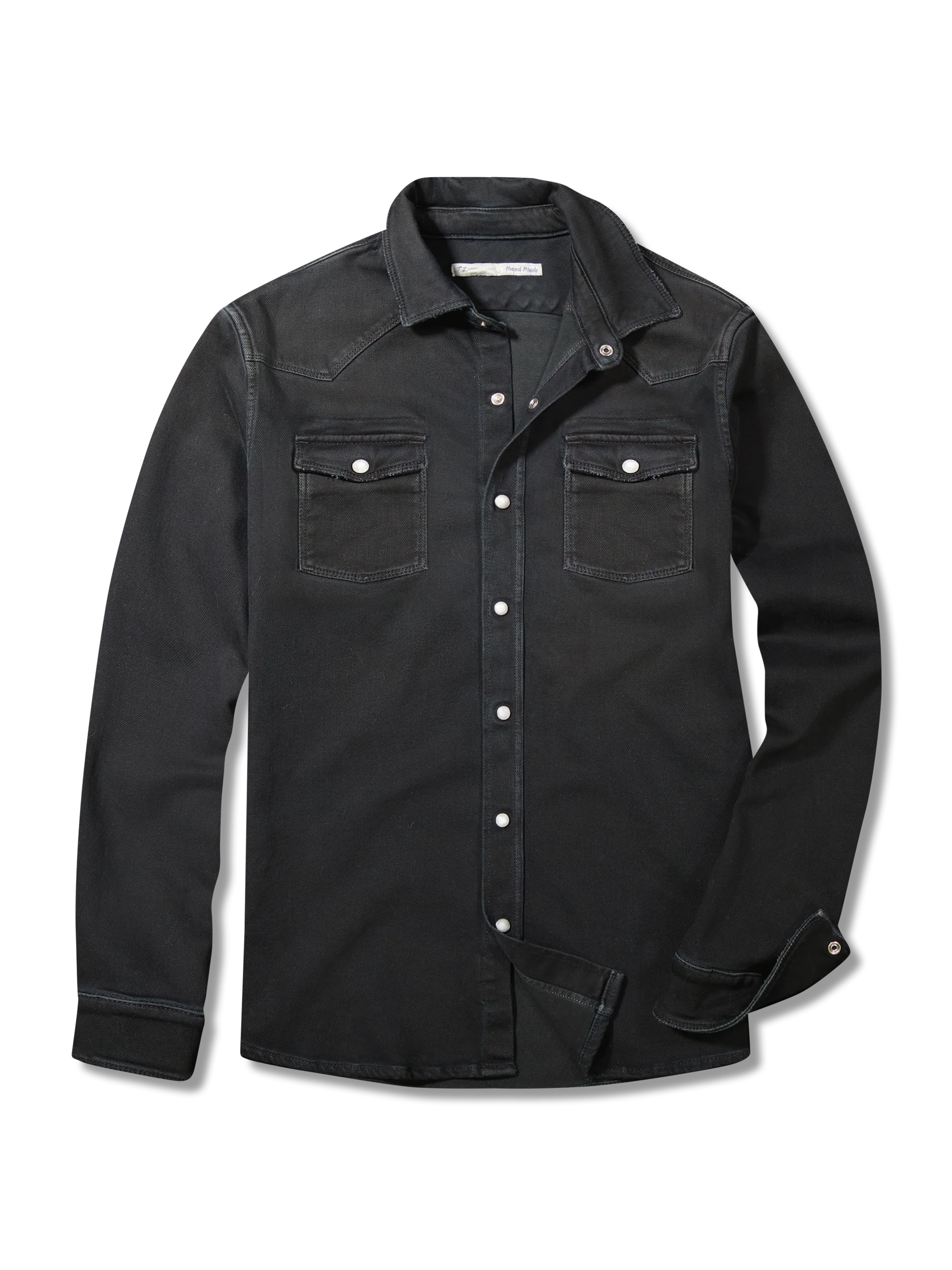 Roper Western Snap Shirt/Shacket - Nero