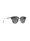 Kalaunu Asian Fit - Shiny Black with Dark Silver Maui Jim