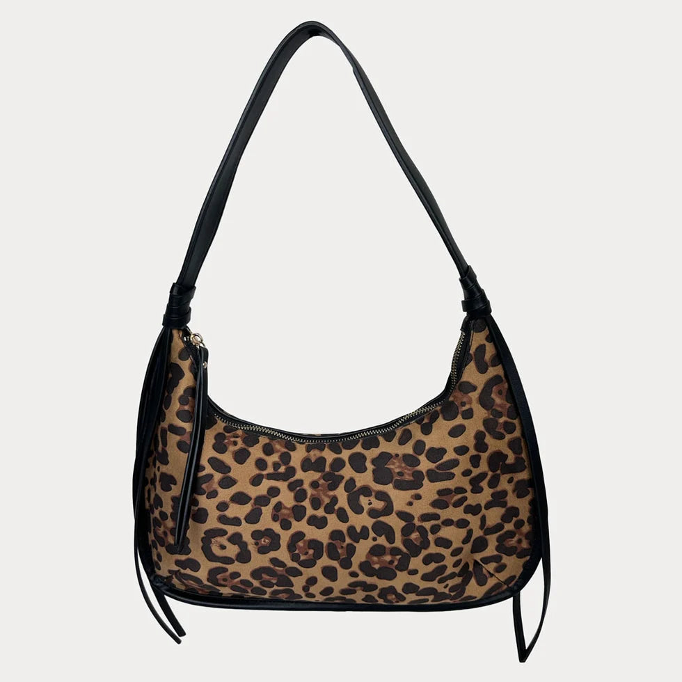 Sara Leopard Shoulder Bag
