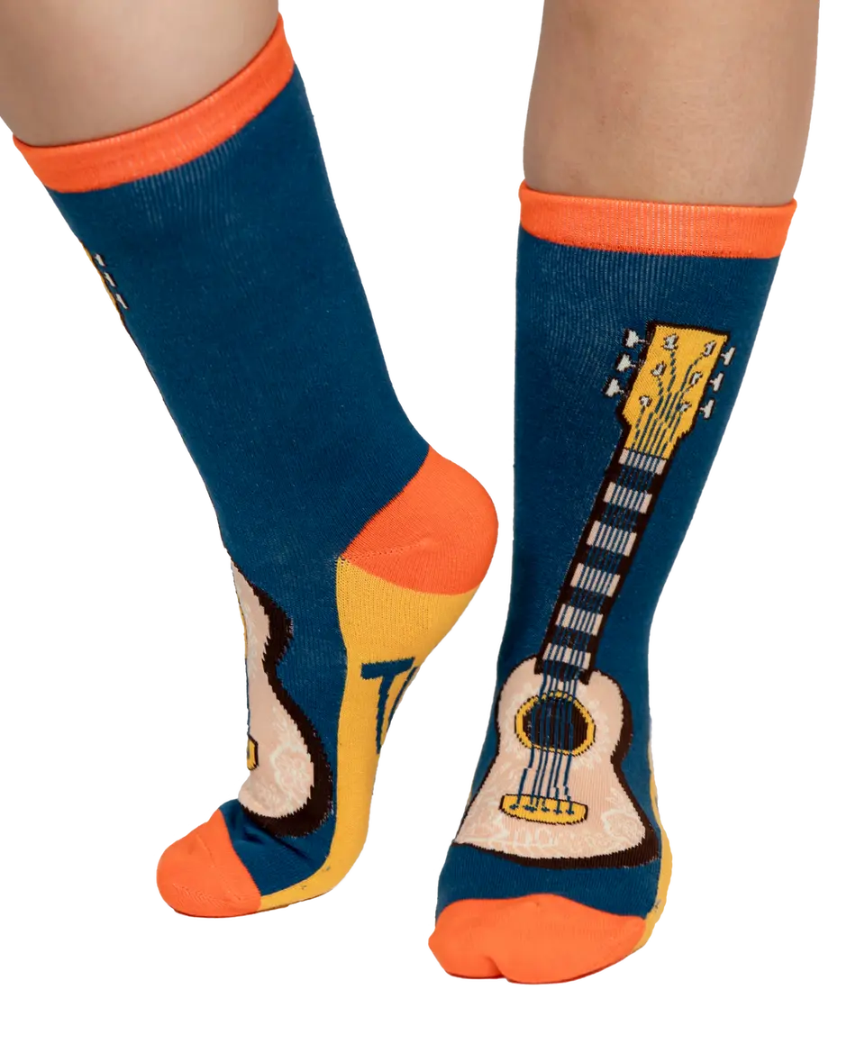 Tuned Out Guitar Socks Lazy one