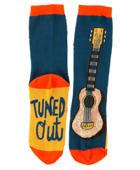 Tuned Out Guitar Socks Lazy one