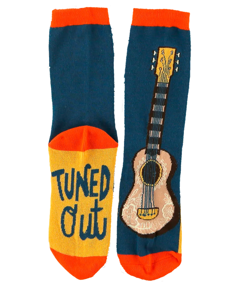 Tuned Out Guitar Socks Lazy one