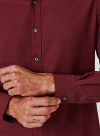 Liberty Long Sleeve Shirt | Maroon