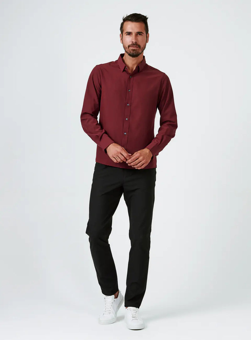 Liberty Long Sleeve Shirt | Maroon