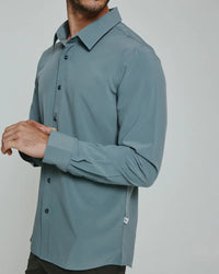 Liberty Long Sleeve Shirt | Seafoam