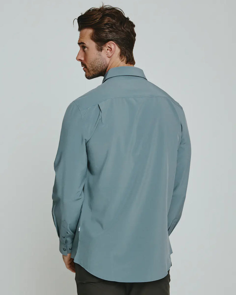 Liberty Long Sleeve Shirt | Seafoam