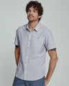 Palm Short Sleeve Shirt - Stone Rose