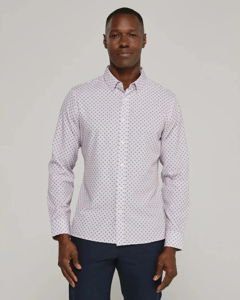 Amis Long Sleeve Shirt - Dusty Rose (ONLINE ONLY) 7 Diamonds