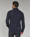 Classic navy long sleeve seersucker shirt by 7Diamonds