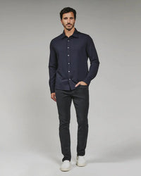 Ferris Long Sleeve Shirt - Navy 7 Diamonds