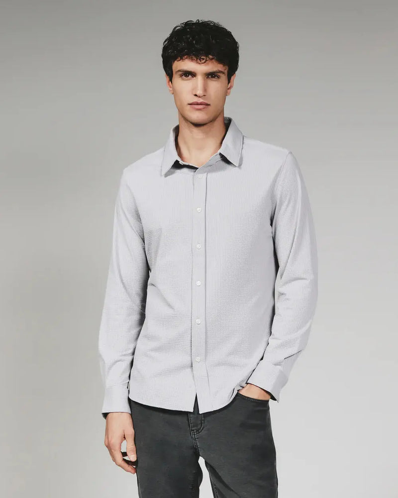 Ferris Long Sleeve Shirt - Platinum 7 Diamonds