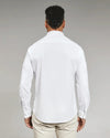Ferris Long Sleeve Shirt - White 7 Diamonds