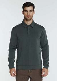 REV™ Long Sleeve Polo - Basil