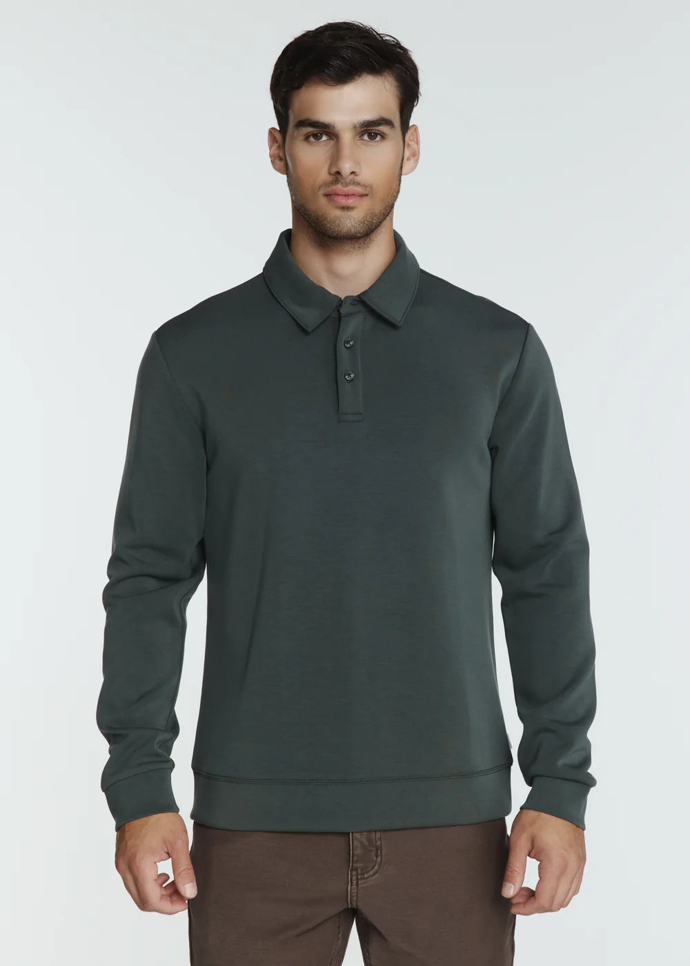 REV™ Long Sleeve Polo - Basil