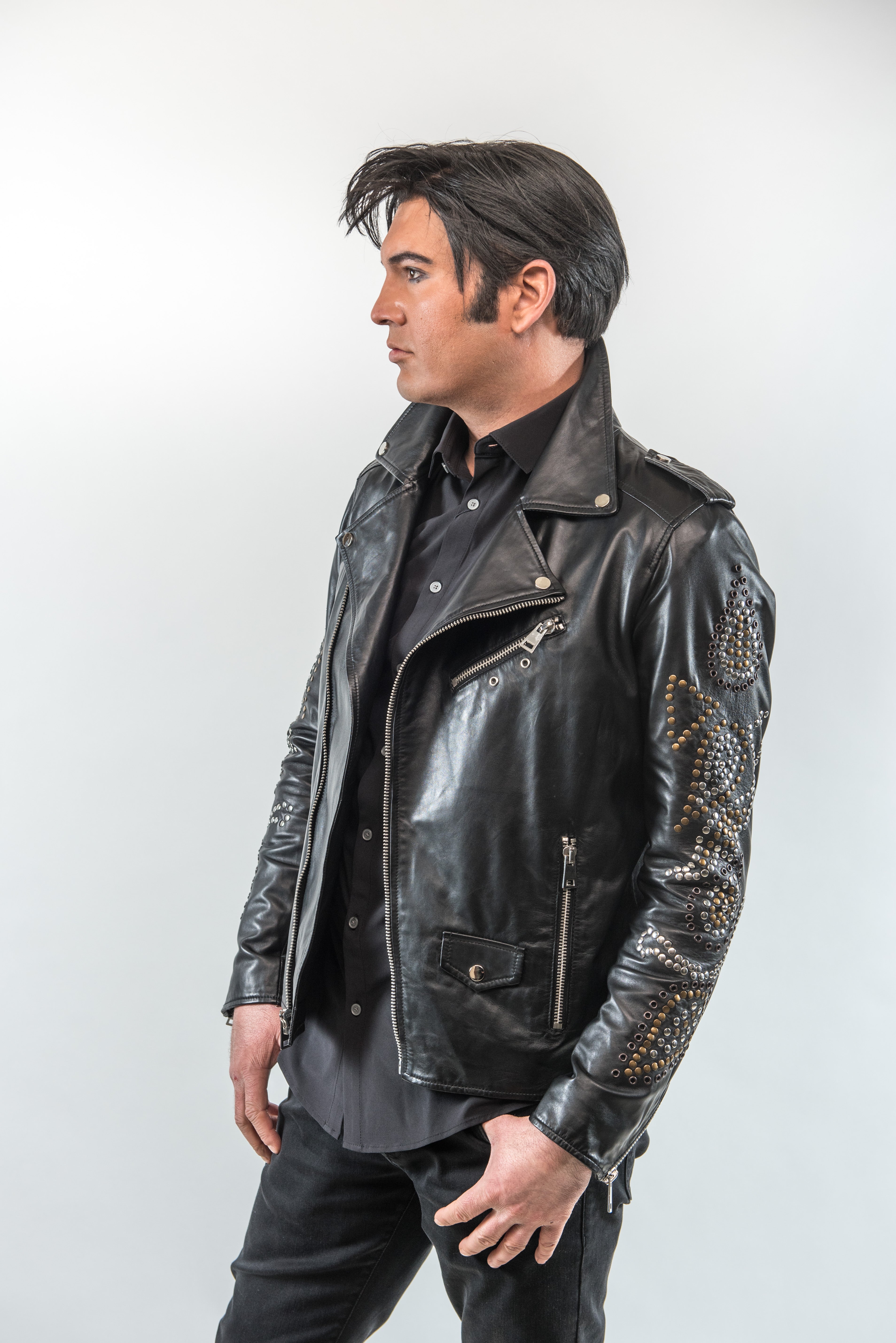 Elvis Studded Leather Jacket – Lansky Bros.